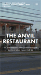 Mobile Screenshot of anvilrestaurant.com